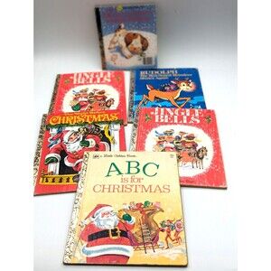 Little Golden Christmas Books Rudolph Poky Little Puppy Christmas Jingle Bell